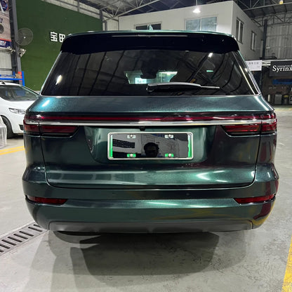 Vinilo para coche verde esmeralda metalizado brillante de Li Auto