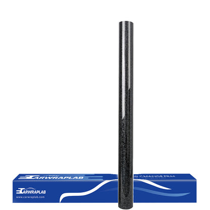 Black Forged Carbon Fiber Vinyl Wrap