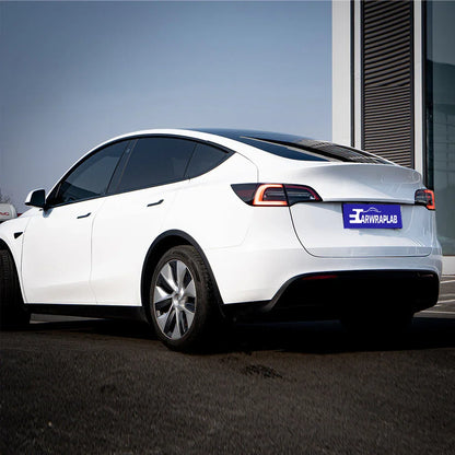 high glossy crystal white vinyl wrap