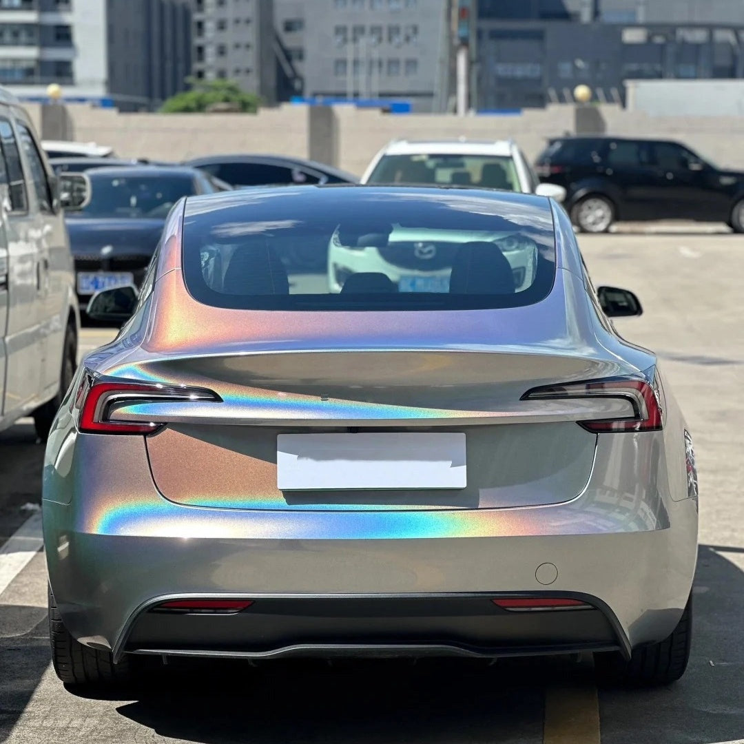 Glossy Laser Silver