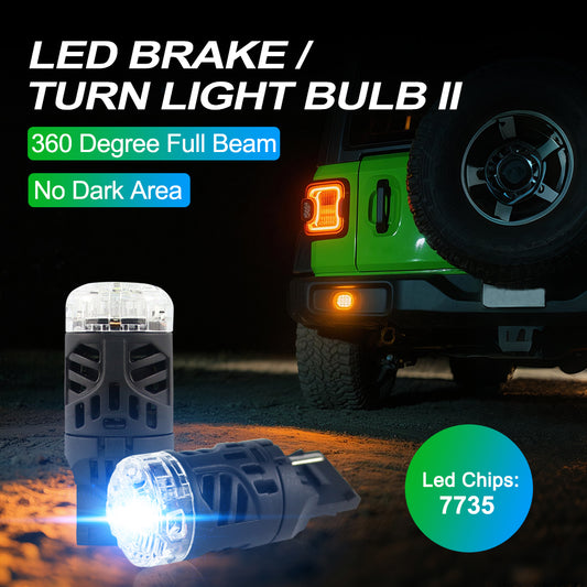 Red LED Strobe Tail Brake Light Bulb