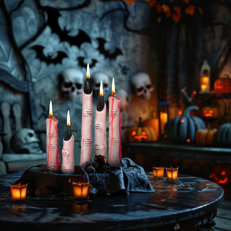 Halloween Scary Finger Candles – 5 Pack