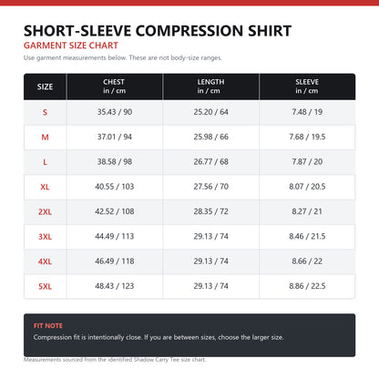 Ambidextrous Concealed Carry Compression Shirt