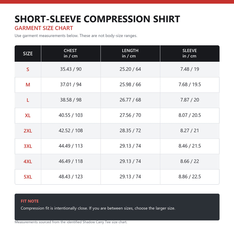 Ambidextrous Concealed Carry Compression Shirt