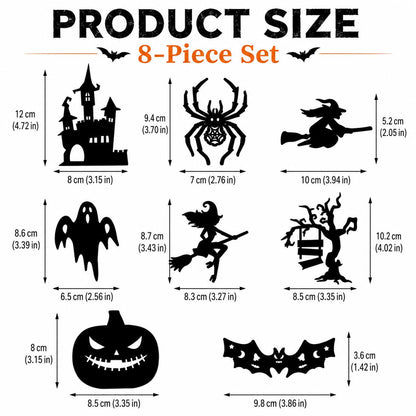 Halloween LED Silhouette Wall Light Stickers