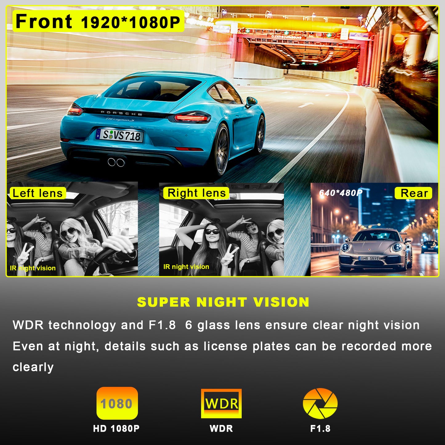 The 360° 4‑Channel Dash Cam