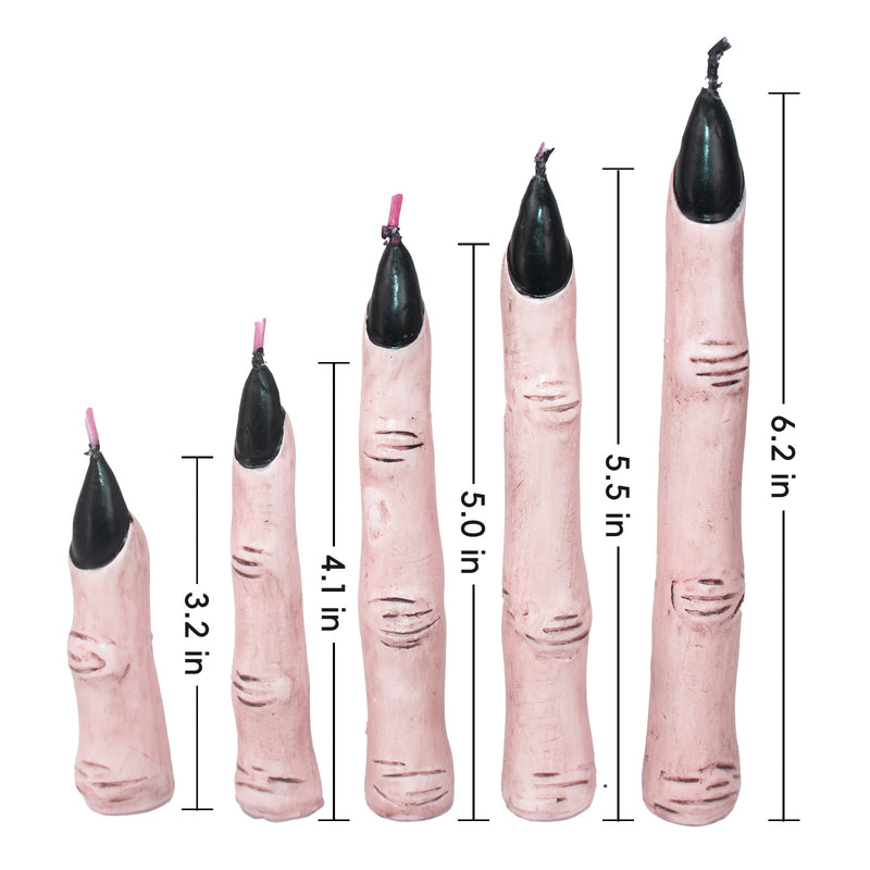Halloween Scary Finger Candles – 5 Pack