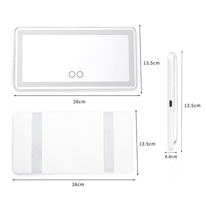 Car Sun Visor Vanity Mirror with 3 LED Lights
