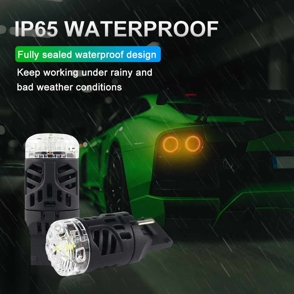 Red LED Strobe Tail Brake Light Bulb