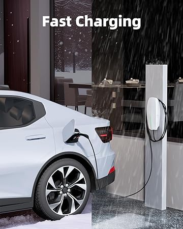 for Tesla to J1772 Charger Adapter, Max 60A 250V for NACS to J1772 Electric Vehicles Charging Adapter Compatible with Tesla Mobile/Wall Connectors, Destination Chargers -UL 2252