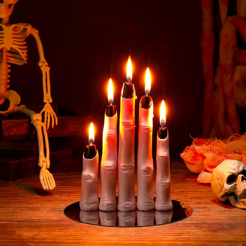 Halloween Scary Finger Candles – 5 Pack