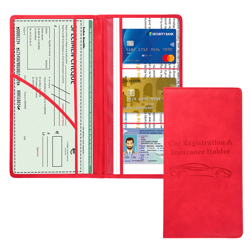 Car Registration & Insurance Card Holder