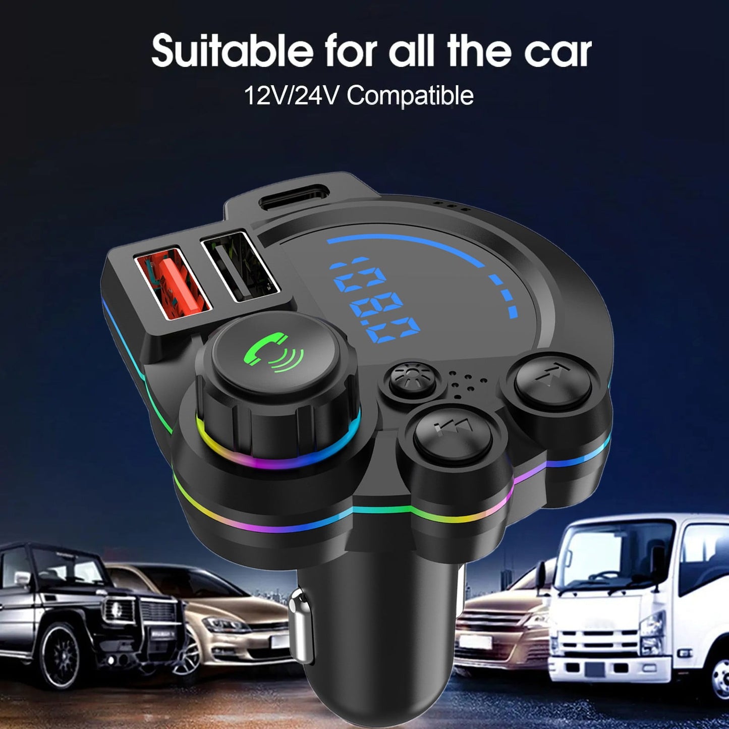 Bluetooth for Old Cars – Plug & Play MP3 Player