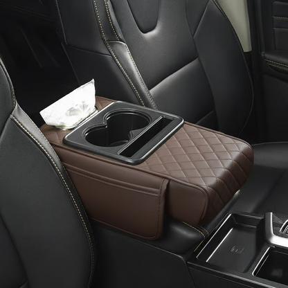 Multifunctional PU Leather Car Armrest Box Mat