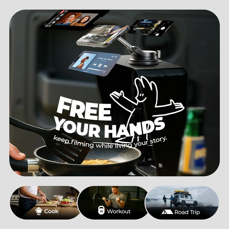 Vacuum Phone Mount for Car Accessories