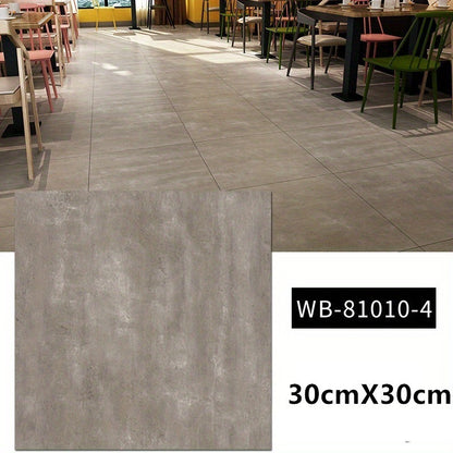 Peel & Stick Marble-Look Floor Tiles