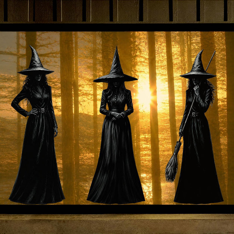 Extra Large Halloween Ghost Window Clings – 3 Sheets