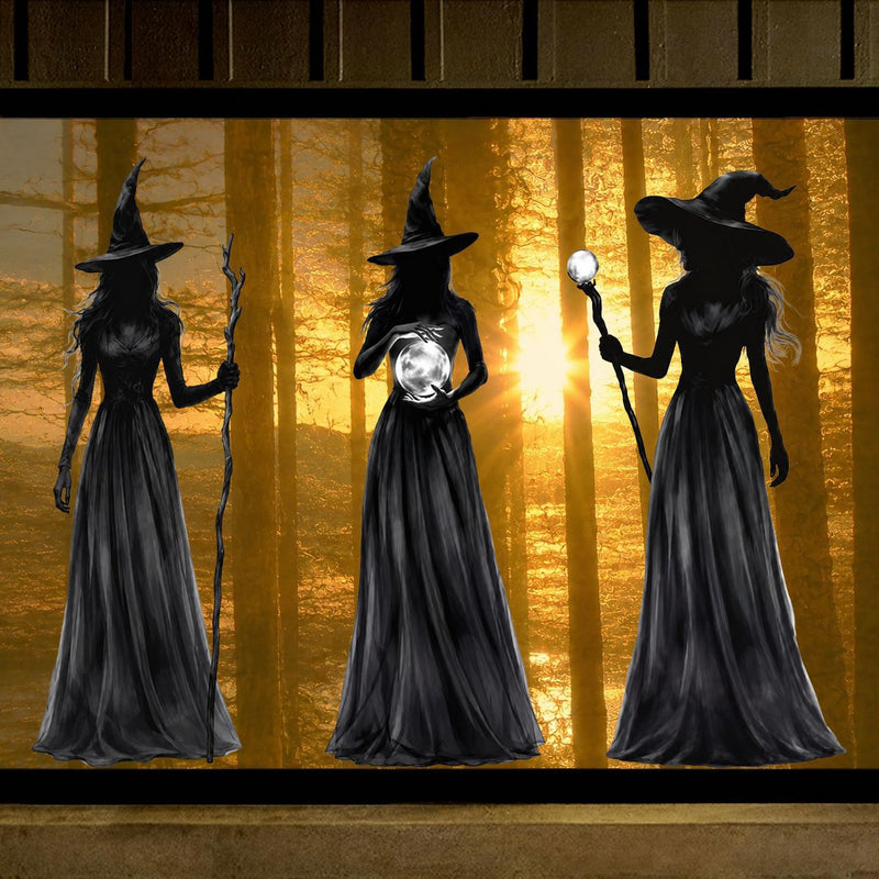 Extra Large Halloween Ghost Window Clings – 3 Sheets