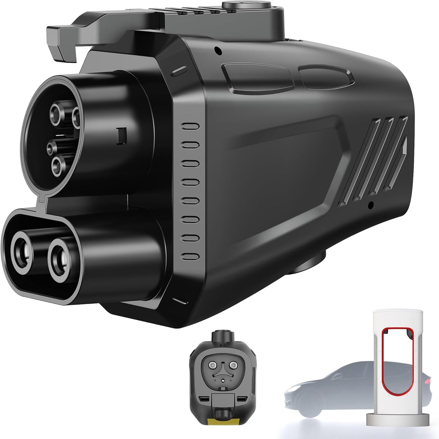 2026 Upgraded for NACS to CCS Adapter, [Max 500A 1000V] Fast Charge Electric Vehicle Charging Adapter, Tesla Supercharger to CCS1 Charger Adapter Compatible with Tesla Superchargers