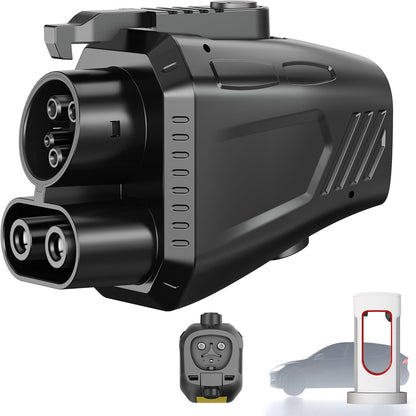 2026 Upgraded for NACS to CCS Adapter, [Max 500A 1000V] Fast Charge Electric Vehicle Charging Adapter, Tesla Supercharger to CCS1 Charger Adapter Compatible with Tesla Superchargers