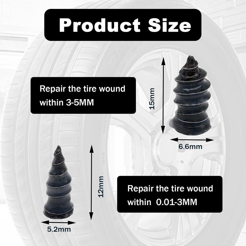 Self-service Tyre Repair Vacuum Rubber Nails Kit