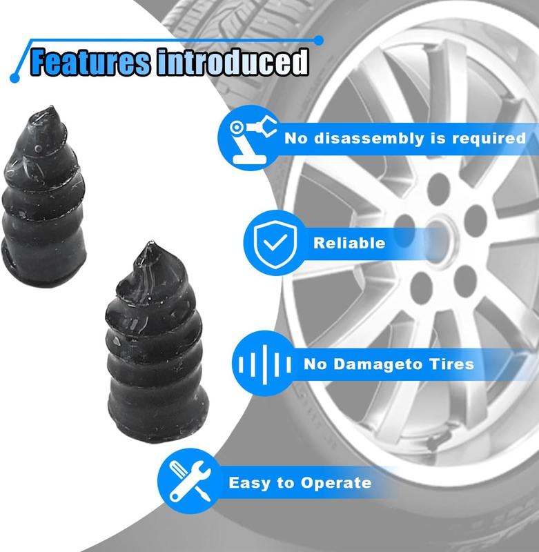 Self-service Tyre Repair Vacuum Rubber Nails Kit