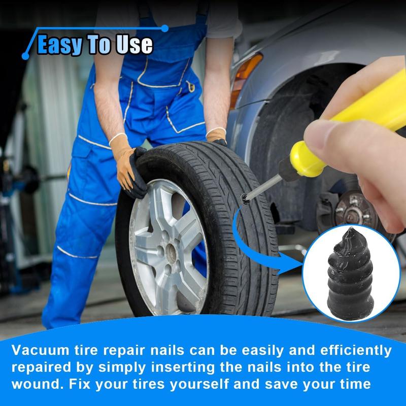 Self-service Tyre Repair Vacuum Rubber Nails Kit