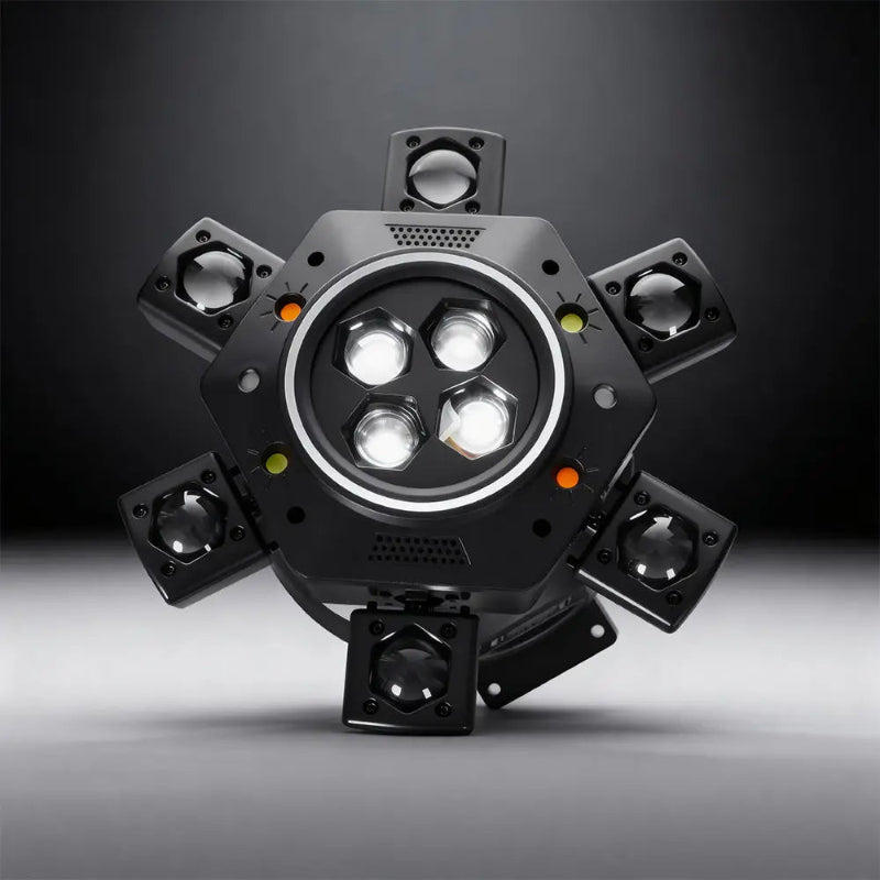 6-in-1 LED RGBW 6-Arm DJ Light for Parties