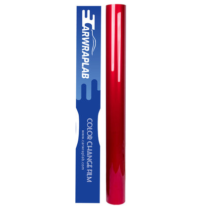 Glossy Metallic Vampire Red Color Ppf Wet Application