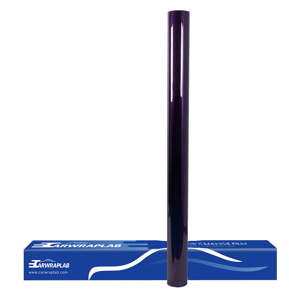 Glossy Metallic Midnight Purple Vinyl Wrap