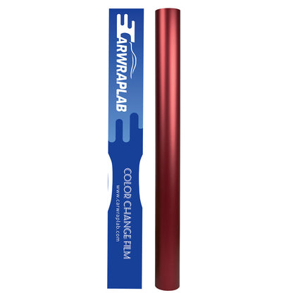 Satin Chrome Crimson Red Color Ppf Paint Protection Film