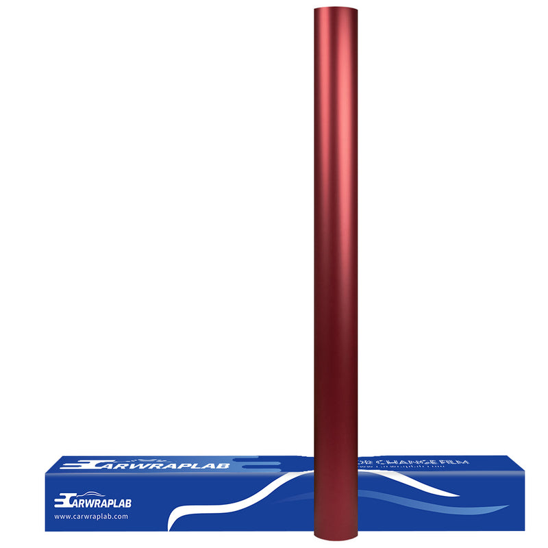 Satin Chrome Crimson Red Color Ppf Paint Protection Film