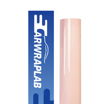 high glossy piggy pink vinyl wrap