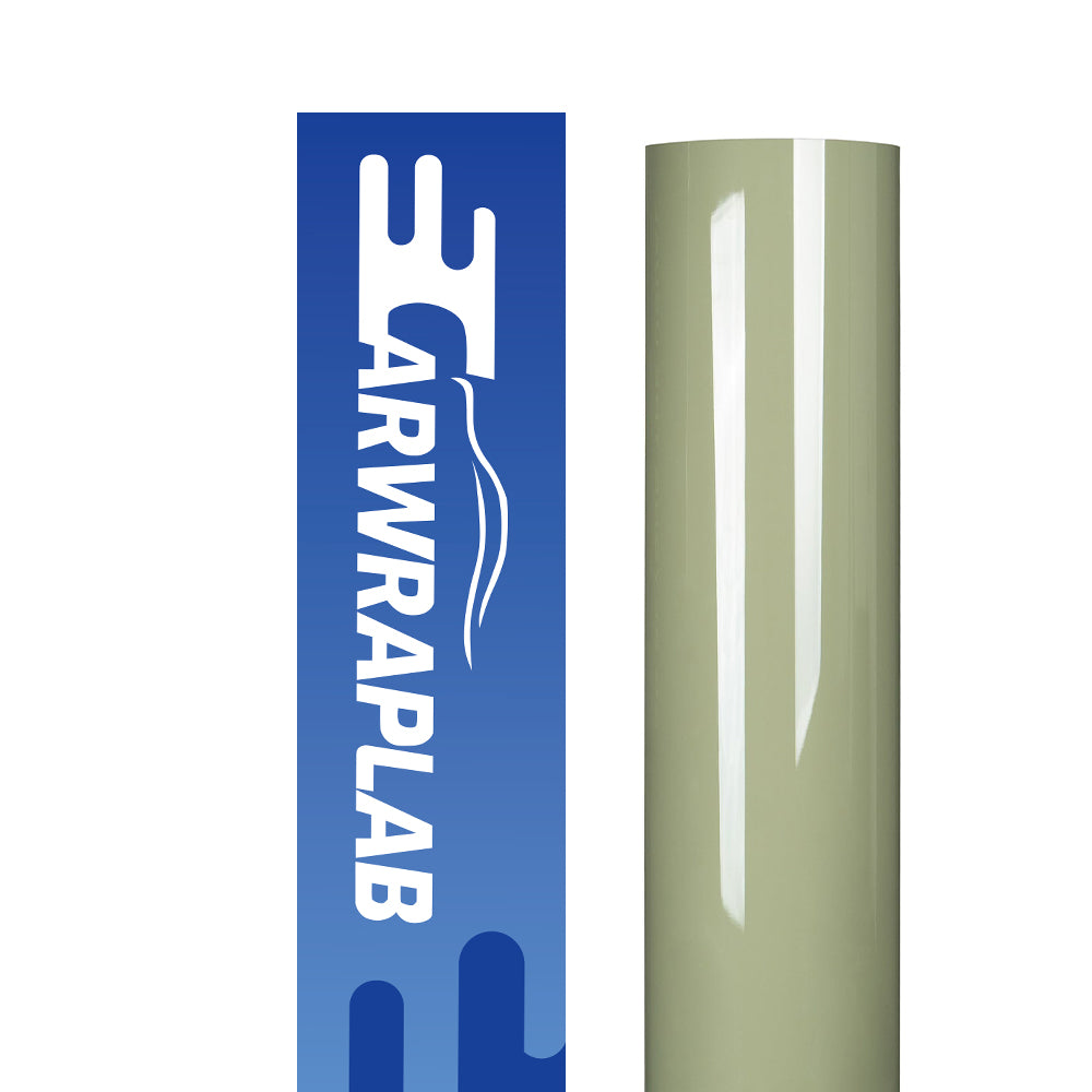 Super glossy pistachio green vinyl wrap