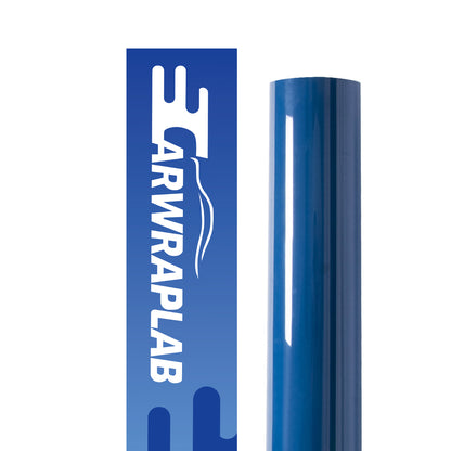 high glossy laguna blue vinyl wrap