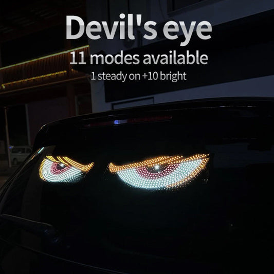 2Pcs LED Devil Eyes Lights for Windshield