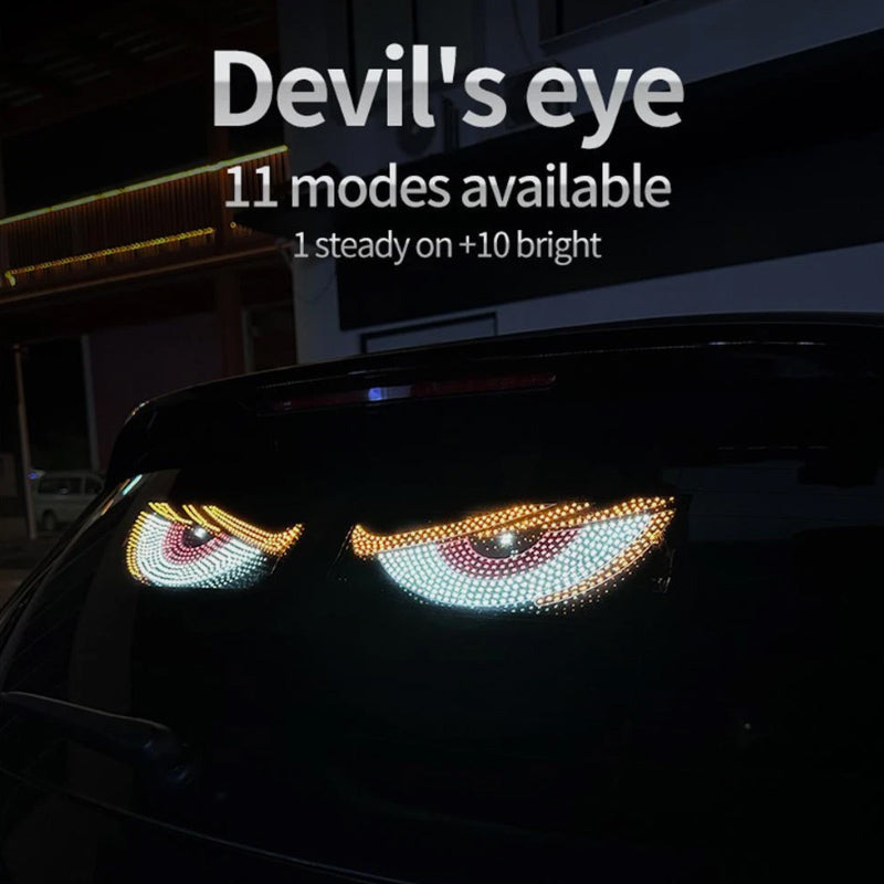 2Pcs LED Devil Eyes Lights for Windshield