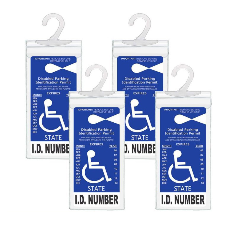 Handicap Parking Placard Holder（ 2 Pcak ）Universal Size