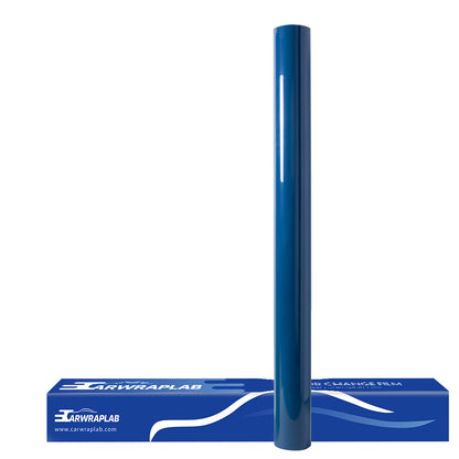 high glossy laguna blue vinyl wrap