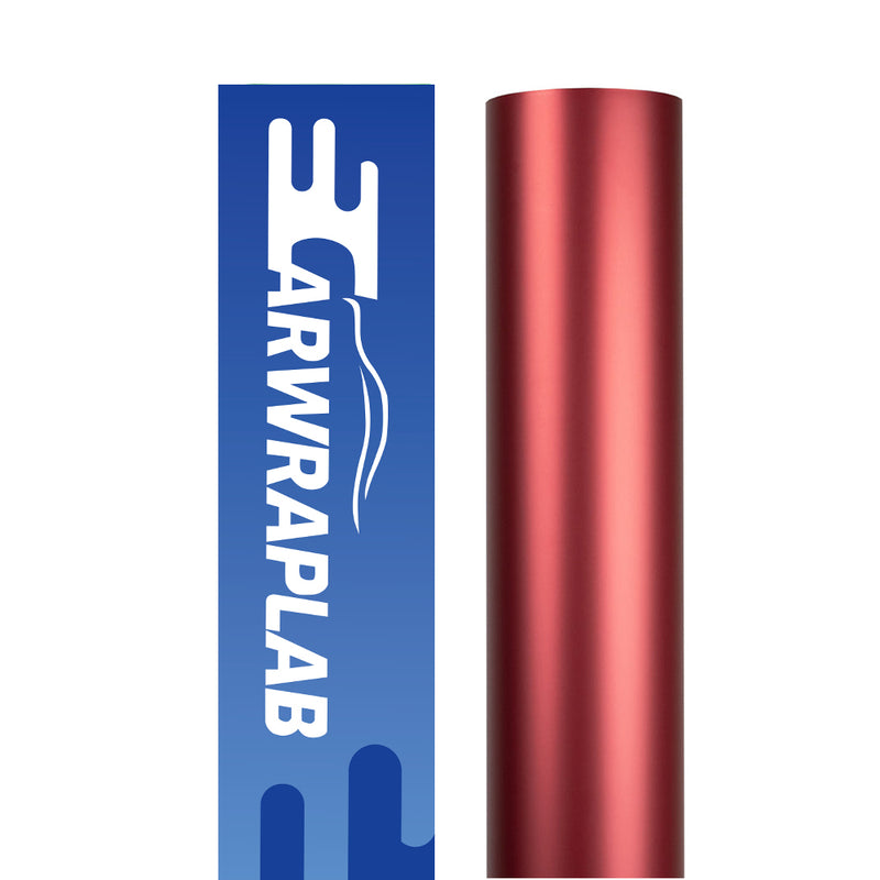 Satin Chrome Crimson Red Color Ppf Paint Protection Film