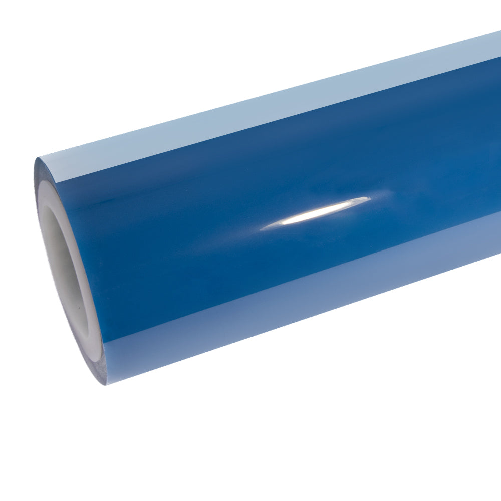 high glossy laguna blue vinyl wrap