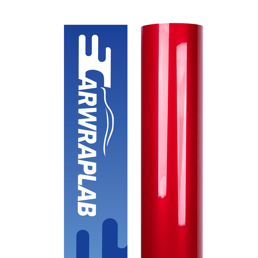 Glossy Metallic Vampire Red Color Ppf Wet Application