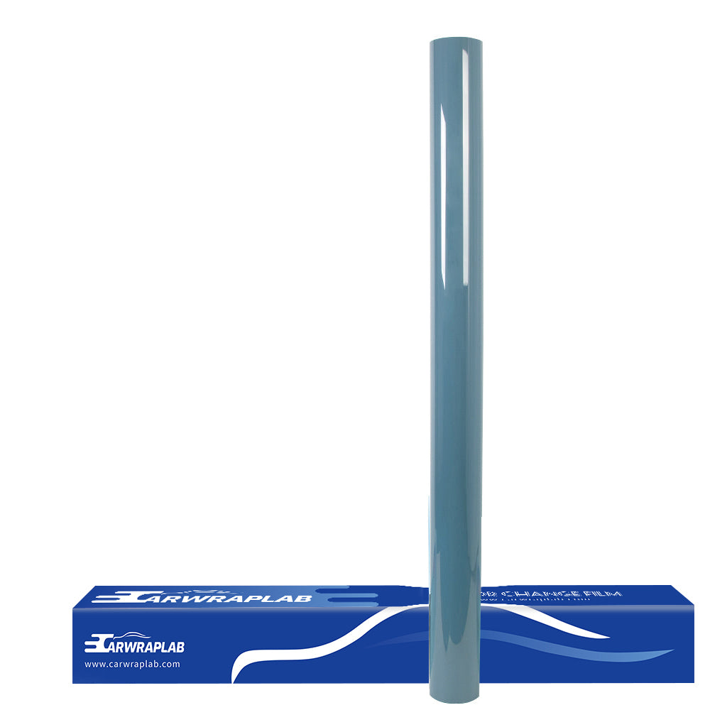 super glossy china blue vinyl wrap