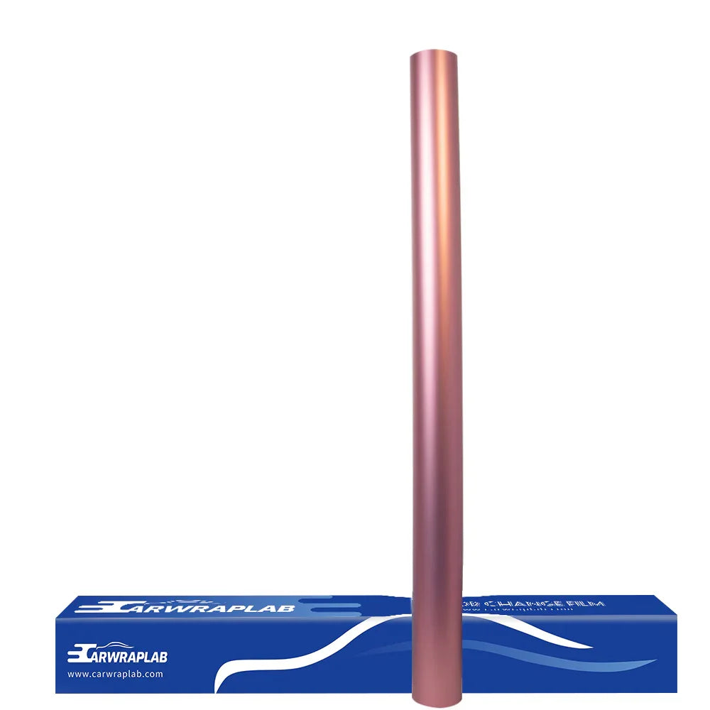 satin chrome silk rose gold vinyl wrap