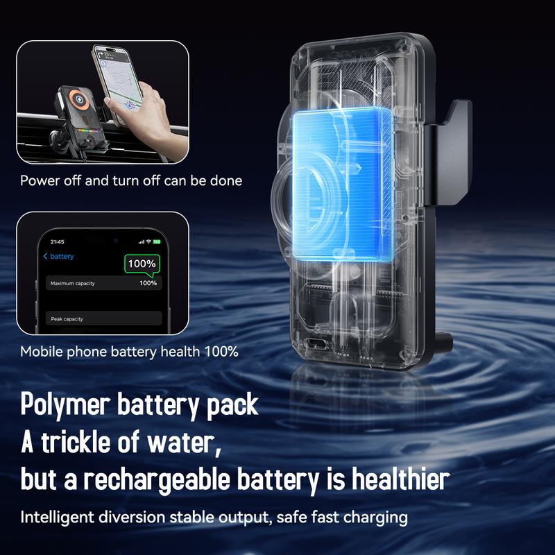 2026 New Fast Wireless Car Charger Mount Auto