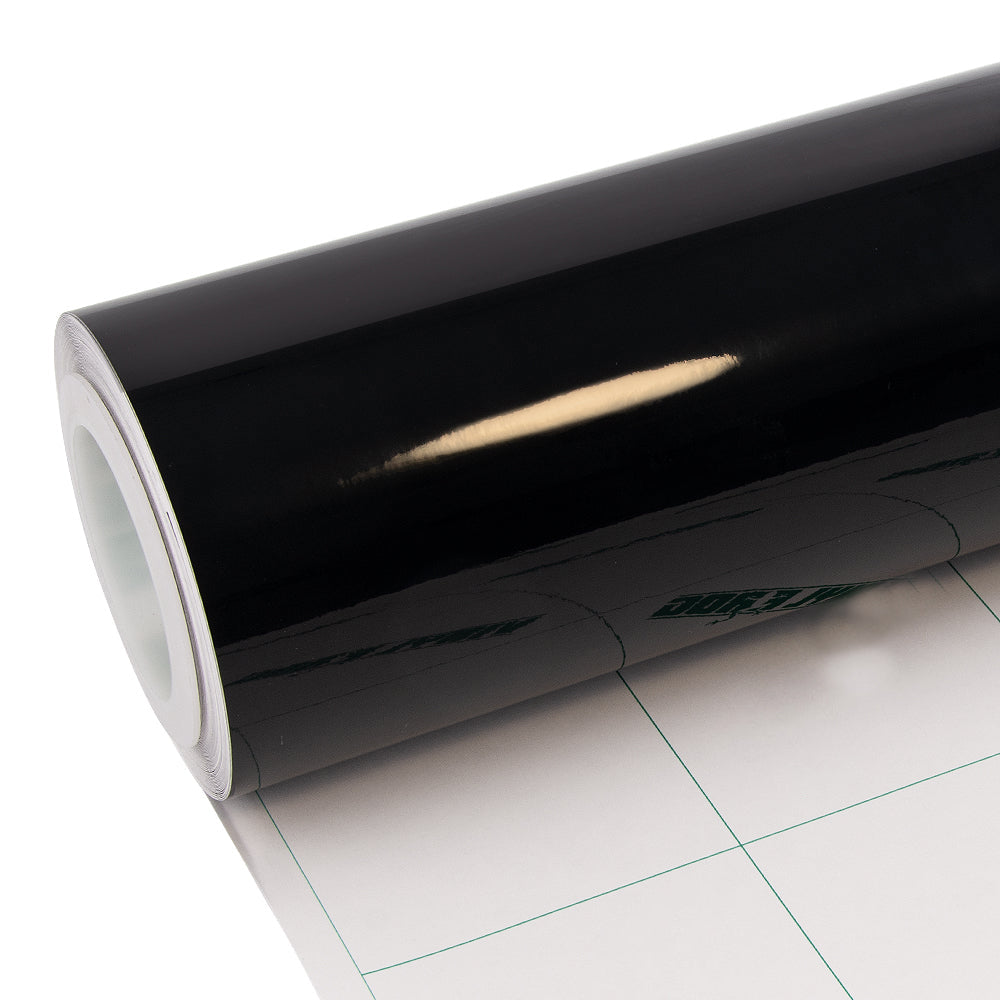 high glossy paint black vinyl wrap