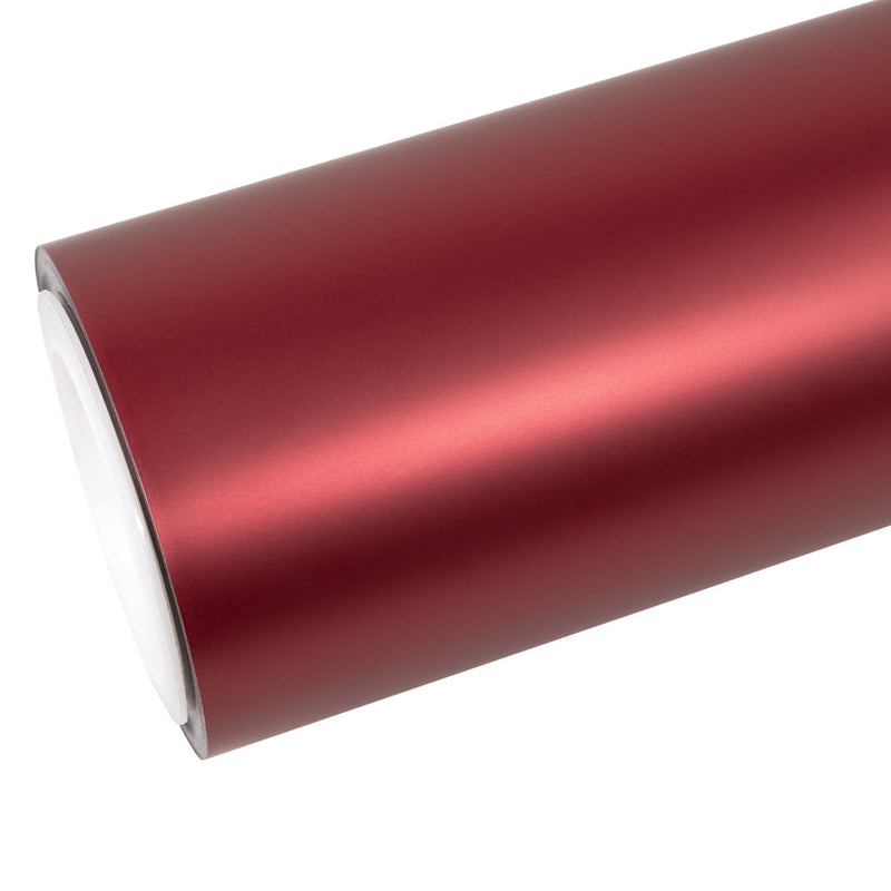 Satin Chrome Crimson Red Color Ppf Paint Protection Film