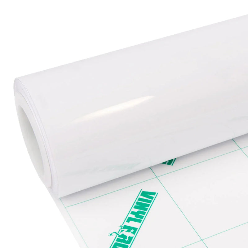 high glossy crystal white vinyl wrap