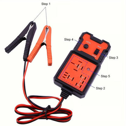 Durable Car Diagnostic Tool With Battery Clips