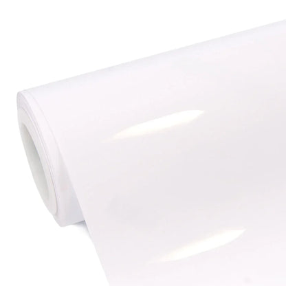 high glossy crystal white vinyl wrap